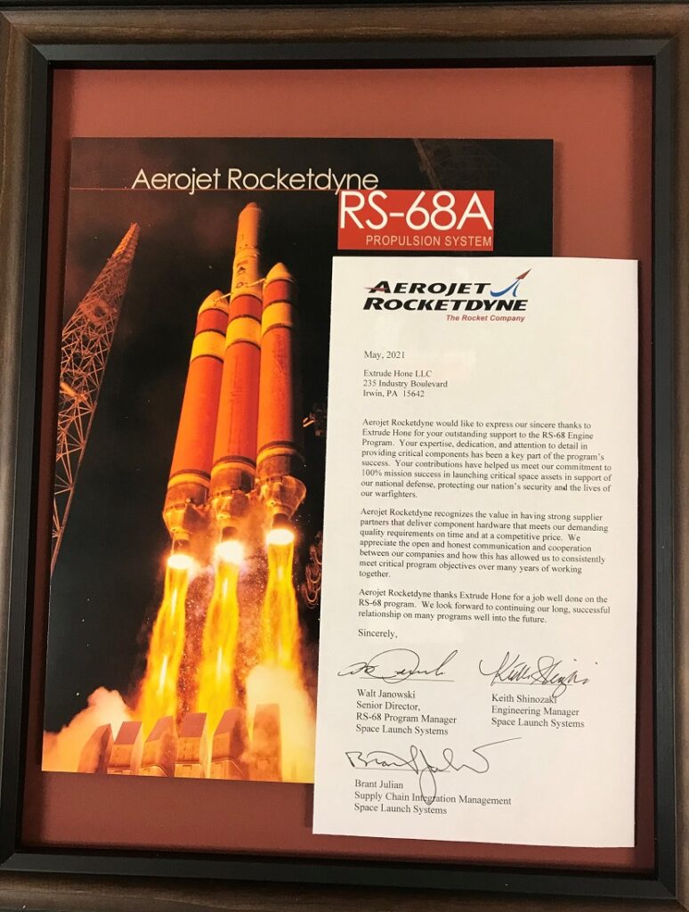 Wertschätzung von Aerojet Rocketdyne.